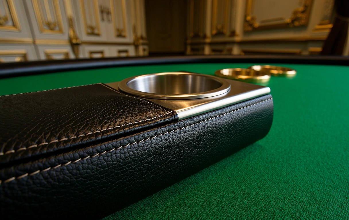 Détails cuir et acier