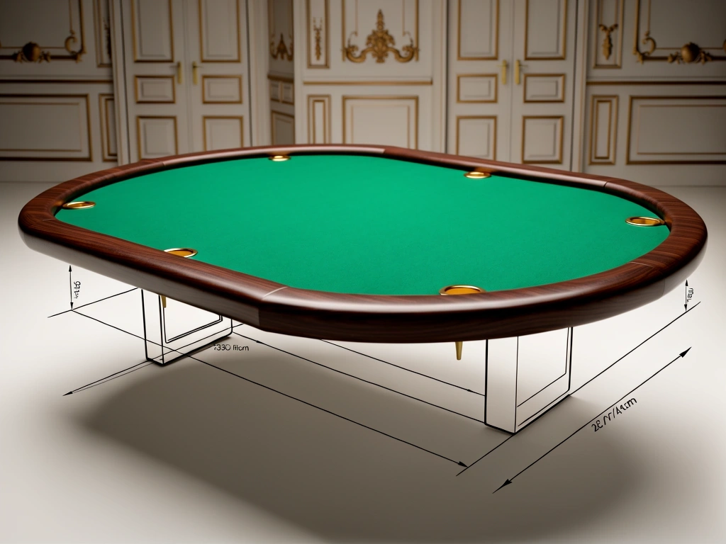 Dimensions Table de Poker