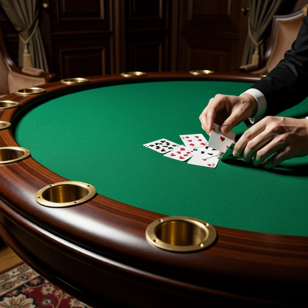 Table de Poker Table verte