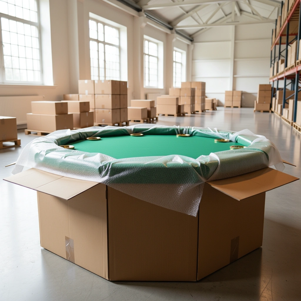 Emballage sécurisé de table de poker